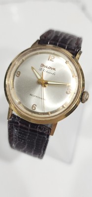 Vintage 1960's Bulova Regatta 23 Men's Automatic Wristwatch 10 BZAC USA 10k RGP