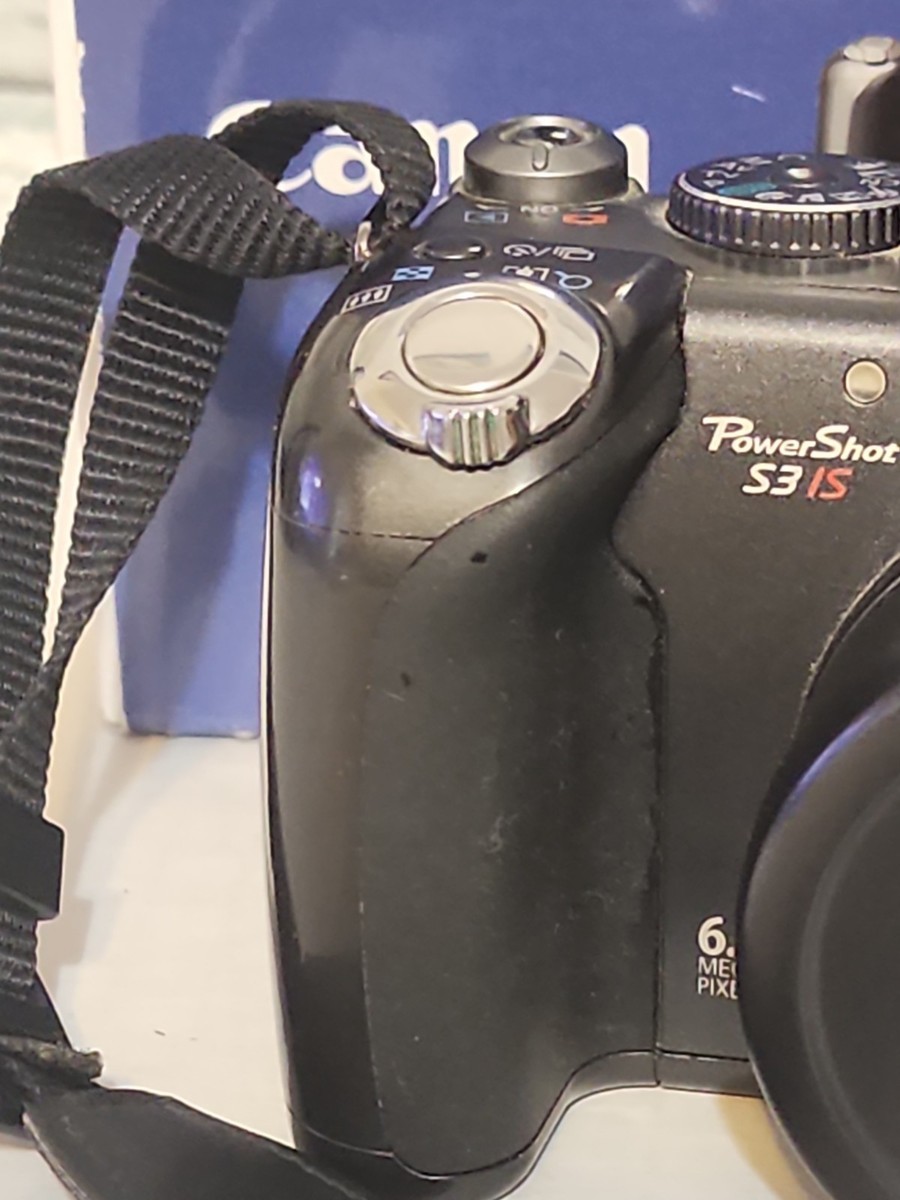 Canon PowerShot S3 IS 6.0MP Digital Camera - Black for sale online