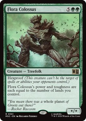Flora Colossus - 561 - NM- Commander: Marvel Super Heroes