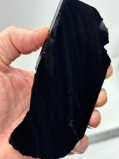 Tri-flow Sheen/Lace Obsidian Slab Lapidary Cabbing Knapping Combo ship avail