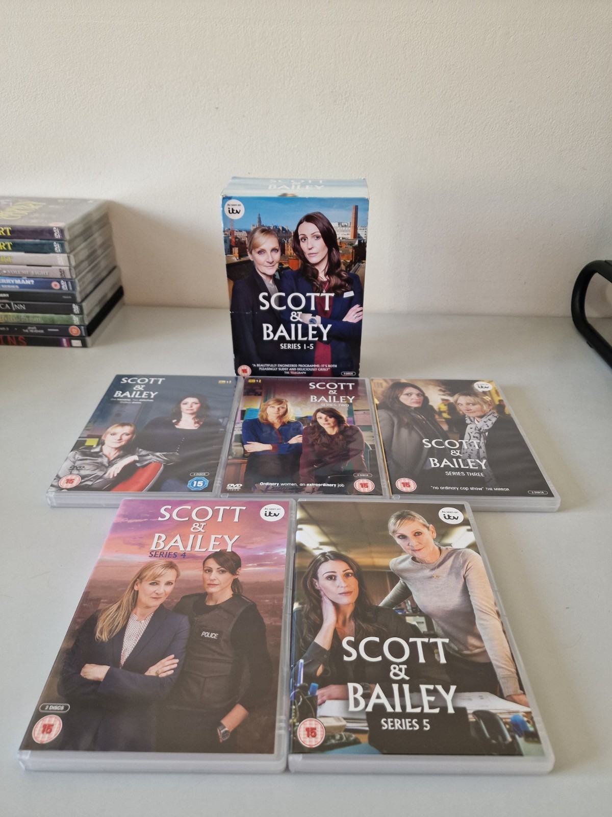 Scott and Bailey The Complete Series 1-5 DVD Suranne Jones cert 15 9 discs
