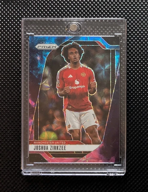 JOSHUA ZIRKZEE Nebula 1/1 Panini Prizm Premier League 2024 25 Manchester United