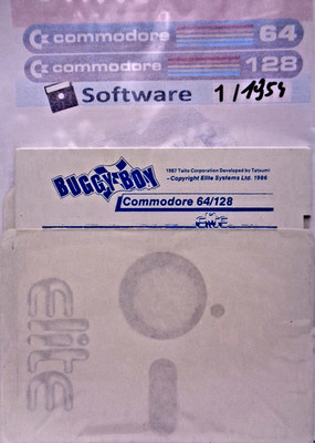 COMMODORE 64/128 -- BUGGY BOY (ELITE - DISK)