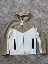 NEW Nike Sportswear Tech Fleece Full Zip Hoodie Khaki FB7921-121 Mens Sz L-TALL