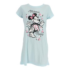 Disney Minnie Mouse Nachthemd Damen Schlafshirt 100% Baumwolle
