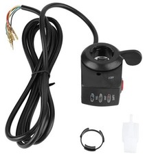 Speed Control Throttles, 48V 6 Pin Electric Bike Thumb Throttle Speed Control