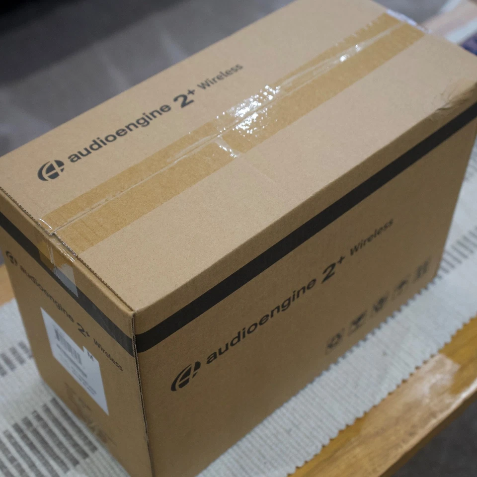 Audioengine A2+ Wireless Bluetooth Speakers Black w/ Kanto Steel Stands - New - Image 3 of 4