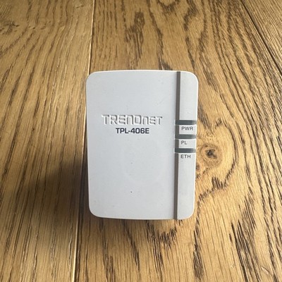 TRENDnet 500Mbps Compact Powerline Adapter TPL-406E