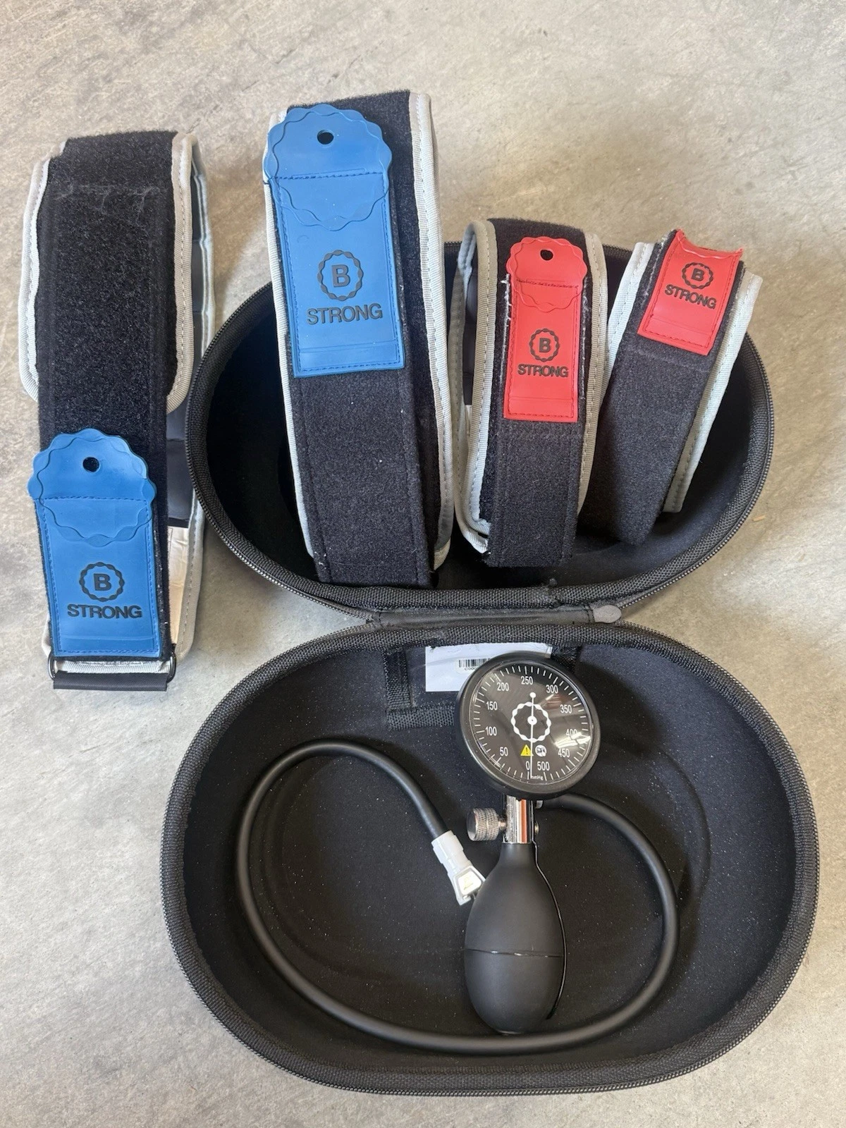 B STRONG BFR Blood Flow Restriction Workout Set 4 Bands Occlusion w/ Case
Opens in a new window or t