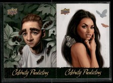 2010 Upper Deck #CP5-CP6 Megan Fox / Shia LaBeouf Celebrity Predictors