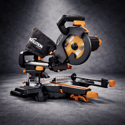 Evolution R210SMS+ Zug-Kapp- & Gehrungssäge | 1500 W Ø210 mm