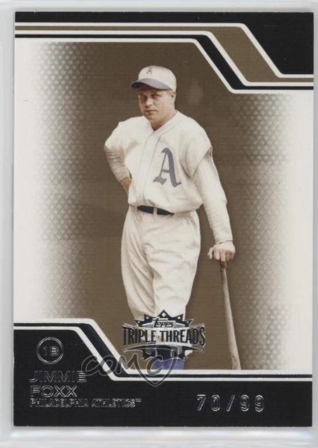 2008 Topps Triple Threads Gold 70/99 Jimmie Foxx #228 HOF