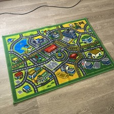 Race Car Track Rug Play Mat For Kids Toddlers Carpet Road Toy Track Floor Medium