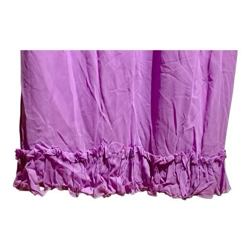 Vestido maxi hippie vintage dos anos 1960 com acabamento bordado - Imagem 4 de 4