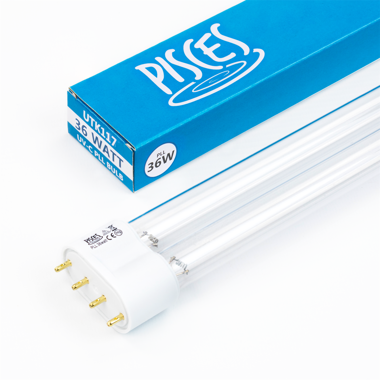 PISCES 36W WATT PLL POND UV BULB REPLACEMENT SPARE LIGHT TUBE FOR FILTER 409MM