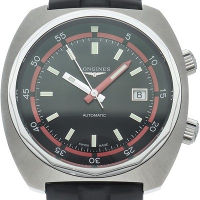 LONGINES Heritage Diver Automatik 43mm L2.795.4.52.9 Edelstahl / Rubbe...