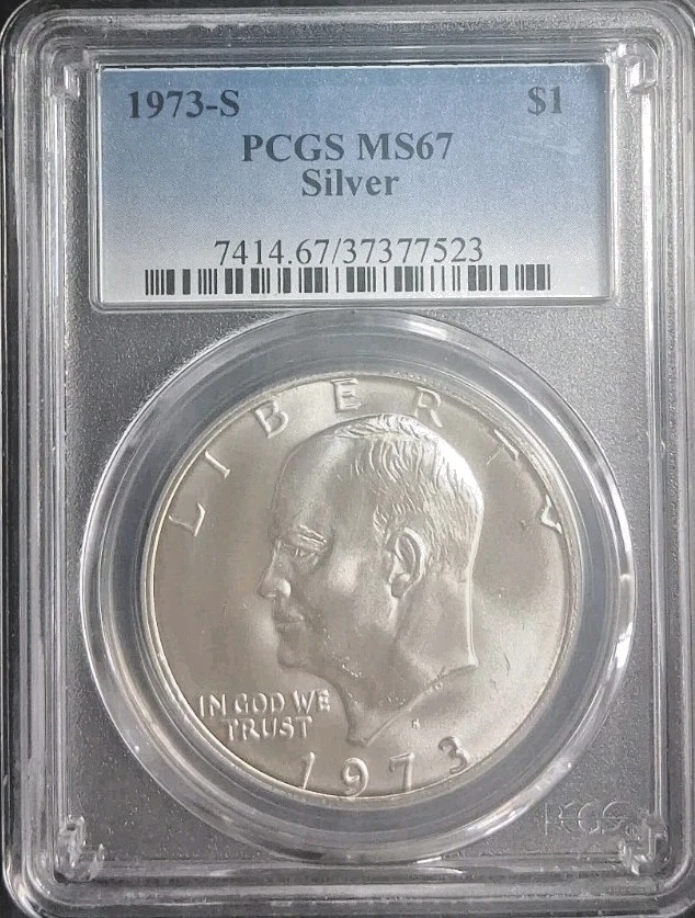 MS 67 Graded 1973 Eisenhower Dollars (1971-1978) for sale | eBay