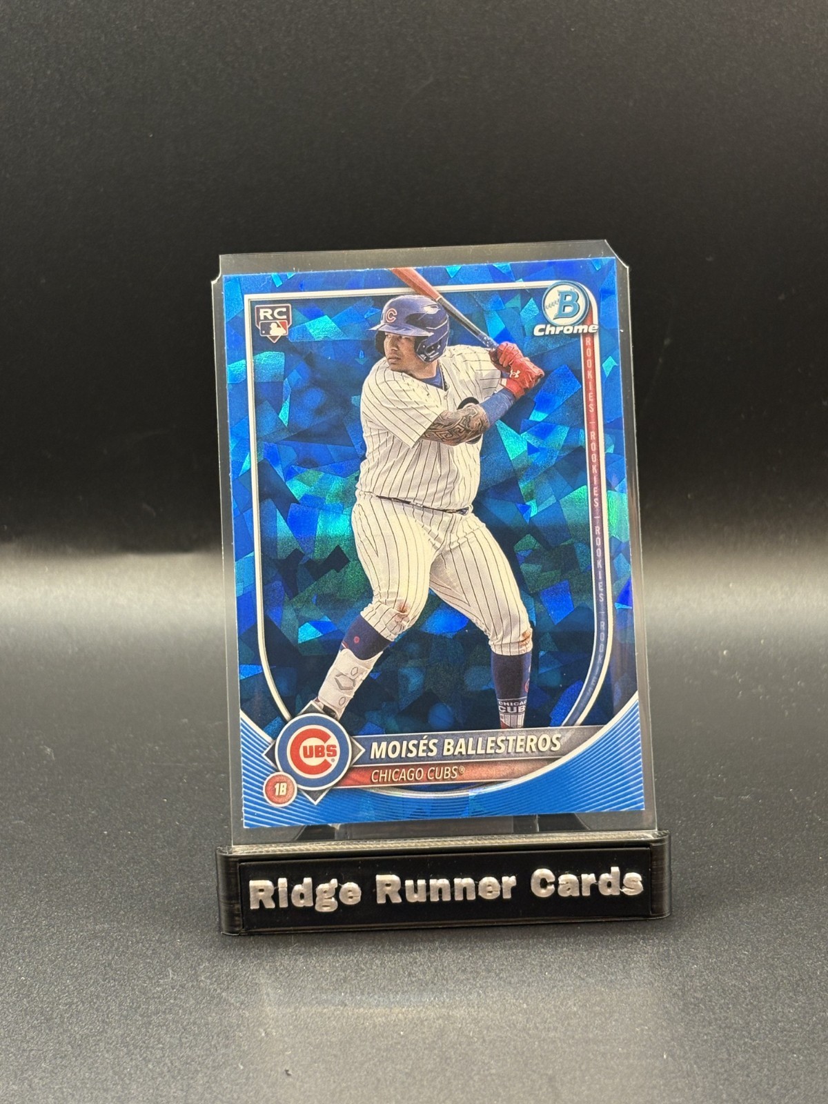 2025 Bowman Chrome Sapphire MOISES BALLESTEROS Rookie #42 CUBS