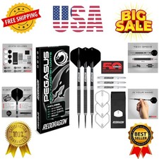 Pegasus Professional Tungsten Steeltip Darts Set Available in 21, 23, 24, 25,...