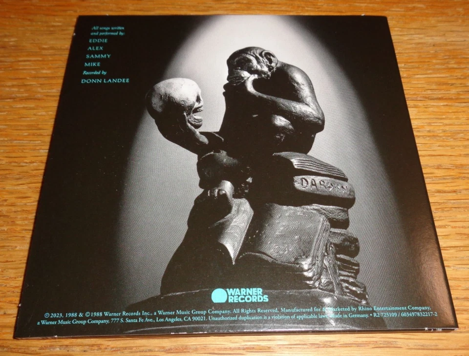 Van Halen OU812 CD 2023 Remastered from The Collection II Box Set Sammy Hagar - Image 2 of 3