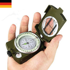 Bundeswehr Armeekompass mit Etui Oliv Army Kompass Metallgehäuse Marschkompass