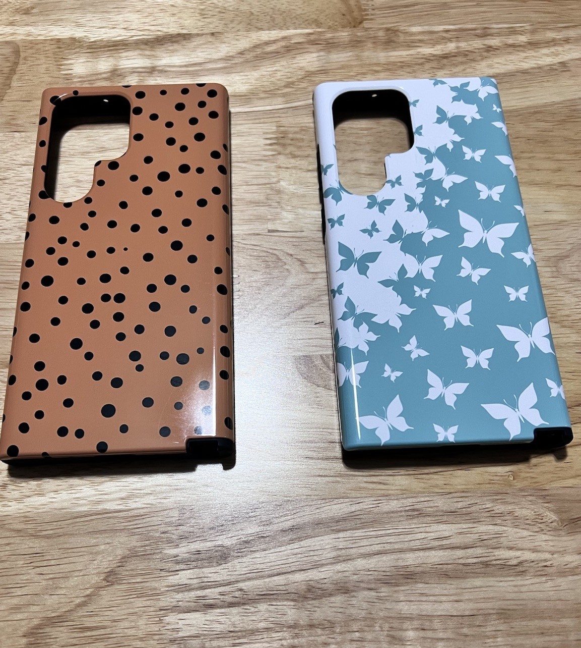 Casely Samsung S23 Ultra Phone Case Lot of 2 Butterflies & Spotted Designs New-image