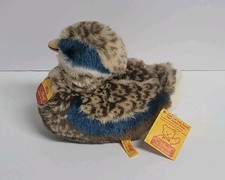 Steiff Pilla Duck Made In Germany Tag Approximately 7in  5-1/2in Plush Squeaker
