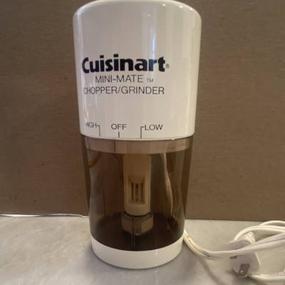 Cuisinart MM-2 Electric Chopper/Grinder 240W Max White/Brown Food Processor