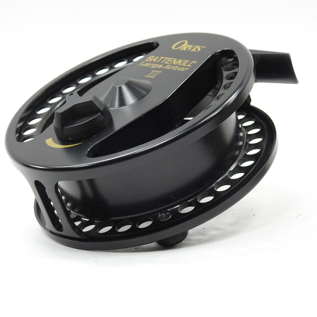 Orvis Battenkill Large Arbor II Fly Reel. Black. Made in