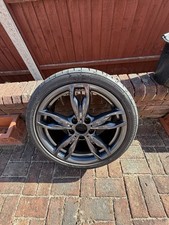 SET OF 4 GENUINE BMW 4x18" 7.5J FRONT 8JX18 REAR BLACK M140i ALLOY WHEELS
