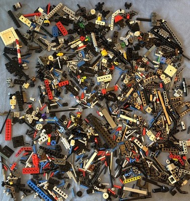 Lego Technic 2 Lb Lot Gears Beams Pins, Moc Lot
