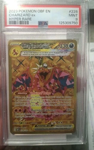 Charizard ex 228/197 SV03: Obsidian Flames Hyper Rare PSA 9