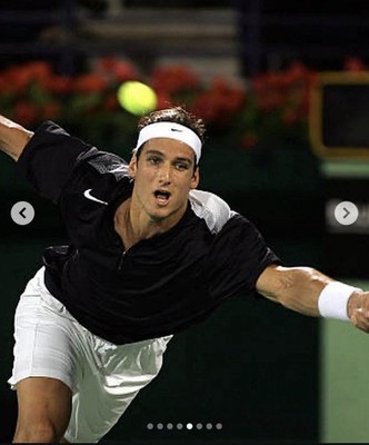 Federer フェデラー 2005全米OP優勝モデルシャツ　他 Nike Roger Federer 2005 Australian Open Tennis Henley Shirt XL