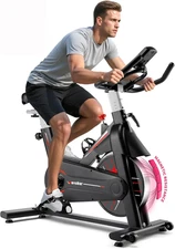 Exercise Bike, WENOKER Magnetic Resistance Stationary Bike for Home, App Support