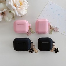 For AirPods 2/3/4/Pro/Pro2 Simple Integrated Case Protective Cover With Pendant