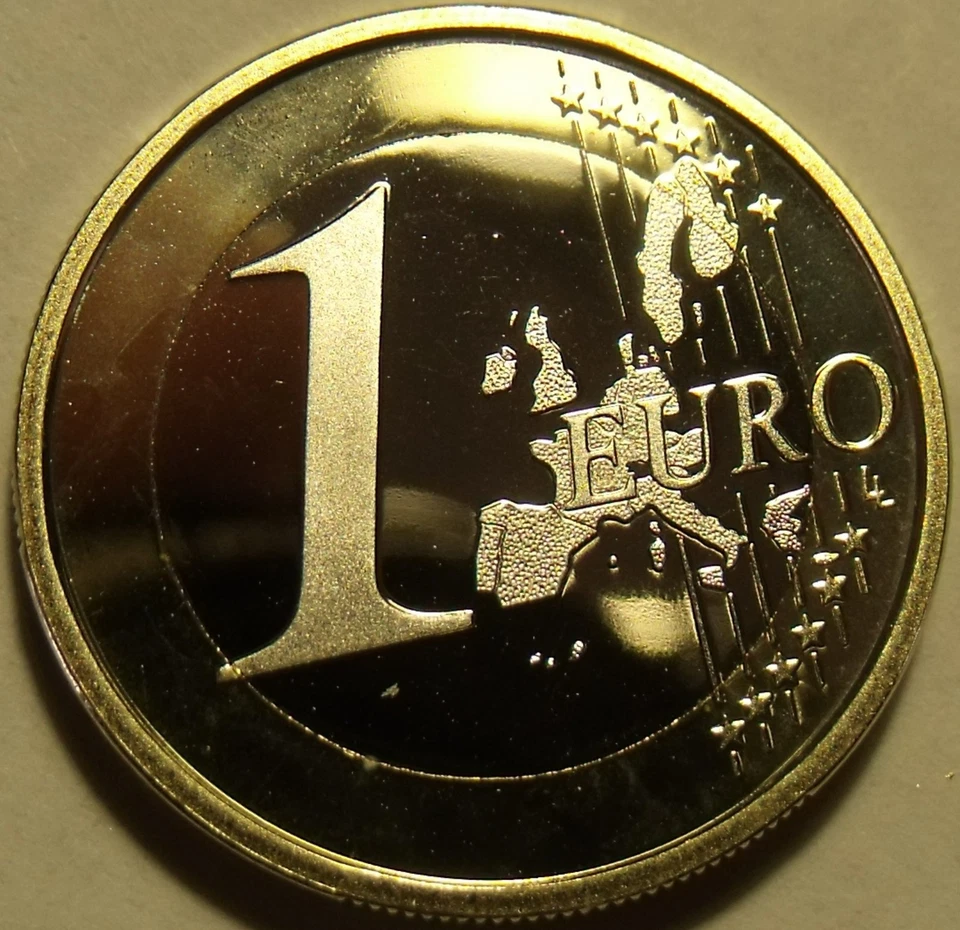 Cameo Proof Germany 2005-G One Euro~Karlsruhe Mint~Excellent~Bi-Metal~Free Ship~ - Image 2 of 2