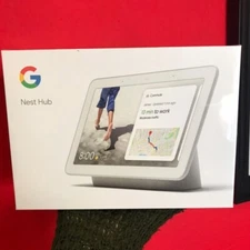 Google Home Hub Nest Hub - Chalk (GA00516-US) - NEW IN BOX! Google Assistant.