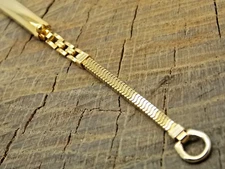 Vintage Watch Band NOS Unused Gold Filled Ring End Deployment Clasp Forstner USA