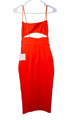 aliane cut out short dress Azzurra Textured Jersey Cut-Out A-Line Mini in Ivory 2866 Size:Custom Size(Special instructions for seller) This ZIMMERMANN Jude cutout Cute A line Halter