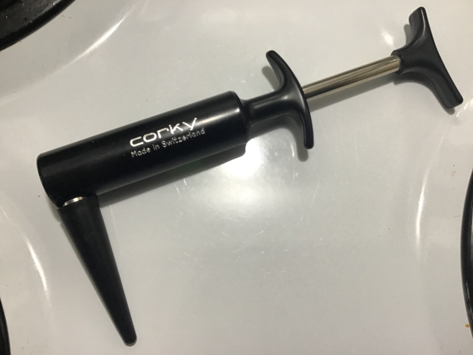 Good Old Vintage Corky Wine Bottle Cork Extractor Opener Air Pump 7.5