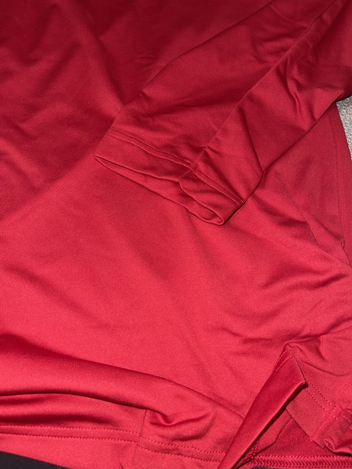 Felpa con cappuccio Nike San Francisco 49ers Red Coach Player a maniche lunghe top ad alte prestazioni XXL