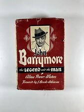 1941 John Barrymore THE LEGEND AND THE MAN 1st First Edition HC BOOK ACTOR Rare