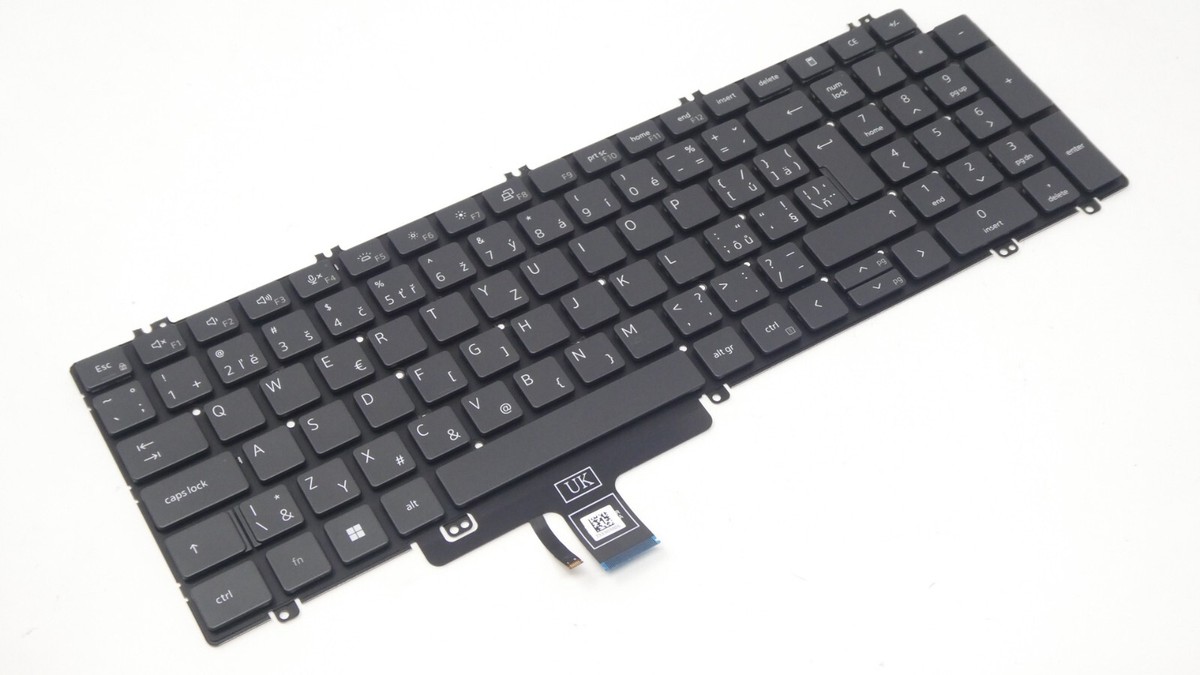 Dell Latitude 5520 5540 Precision 3560 3580 CZECH/SLOVAK Backlit