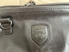 Mens Black Leather Small Travel Bag Rudsak — photo 3
