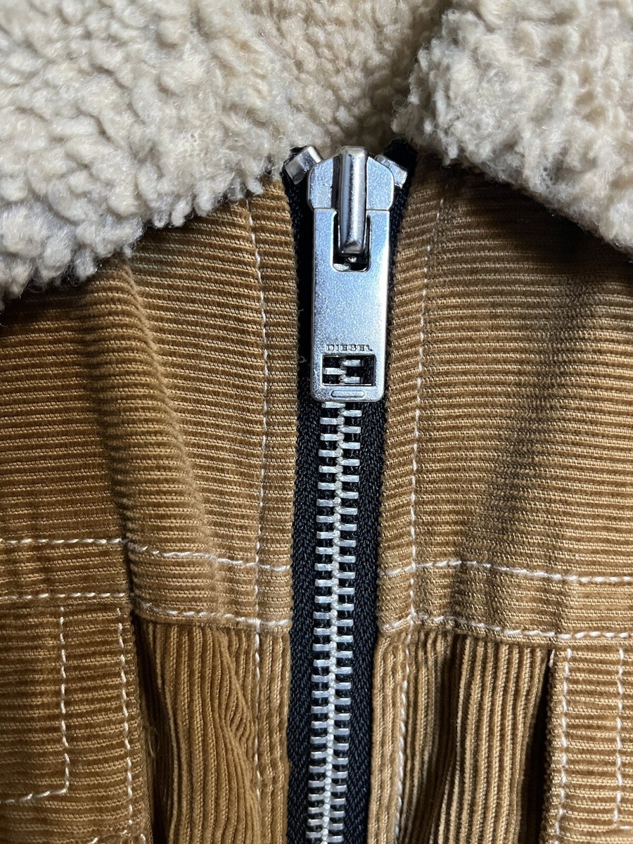 diesel corduroy jacket - Sherpa Lining - Size Medium | eBay