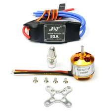 DIY RC Drone Aircraft A2212 1400KV Brushless Motor 30A Speed Controller ESC