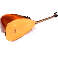 Saz Baglama Mahohani 45 cm collo corto con custodia senza equalizzatore s1a