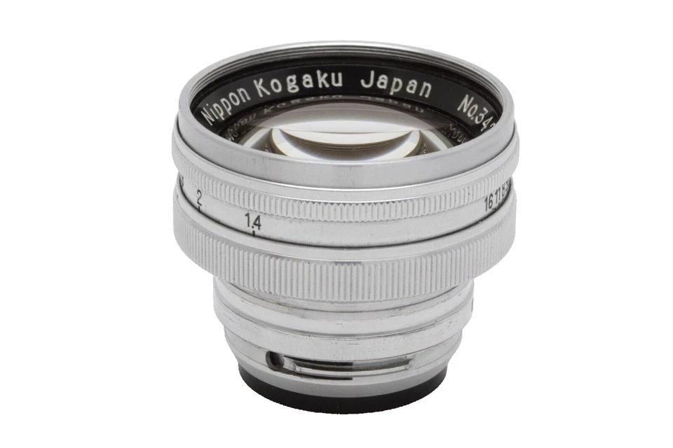 Lente Nikon 5 cm (50 mm) f1,4 Nikkor-S.C Nippon Kogaku en montura Nikon S #45791 Foto 2 de 4