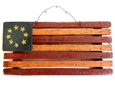 New Rustic/Primitive Wood Flag