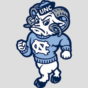 North Carolina Tarheels Mascot Embroidered Mens Polo XS-6XL, LT-4XLT New